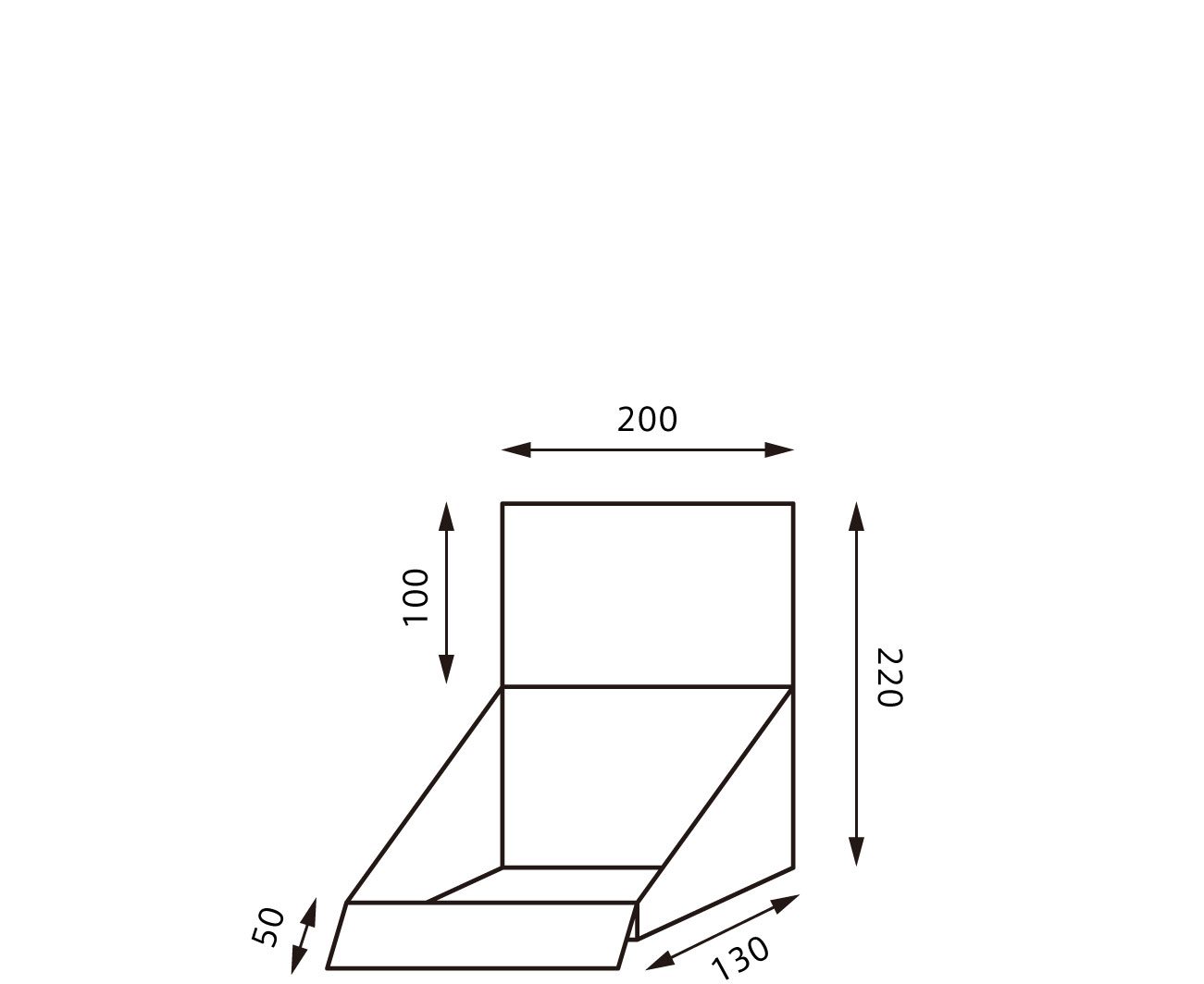 カウンター什器 S