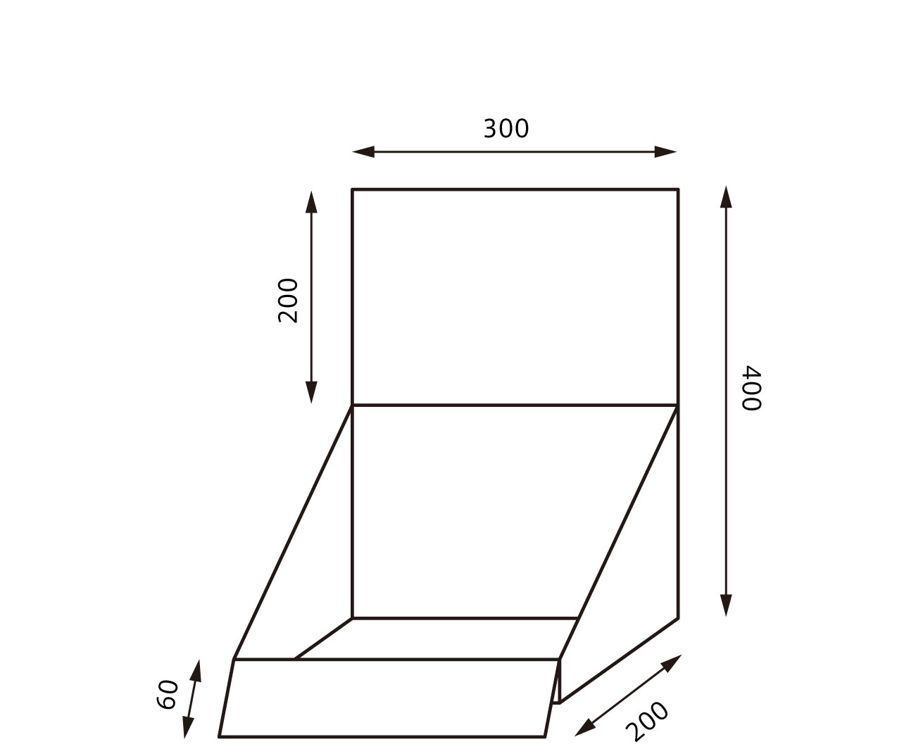 カウンター什器 M