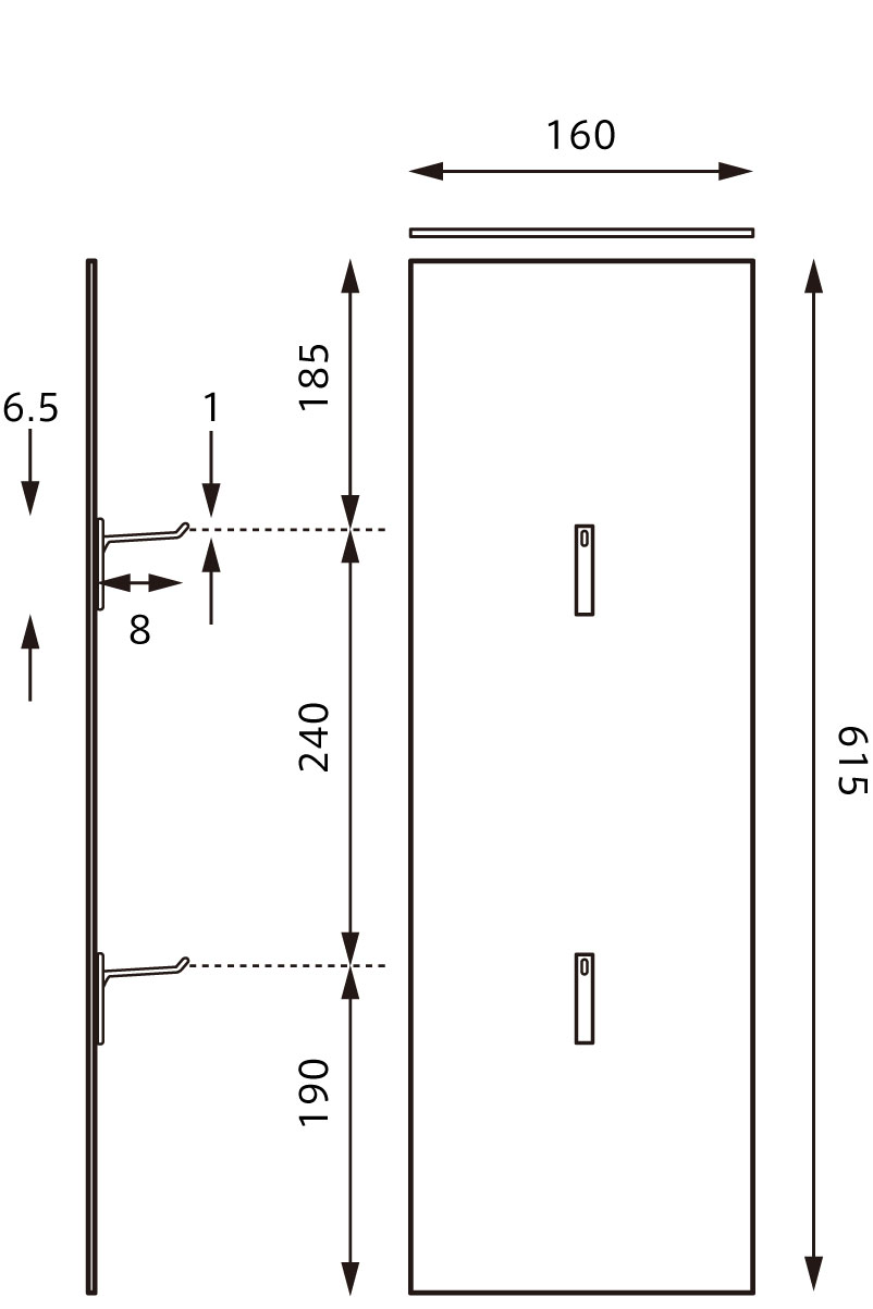 カウンター什器 S