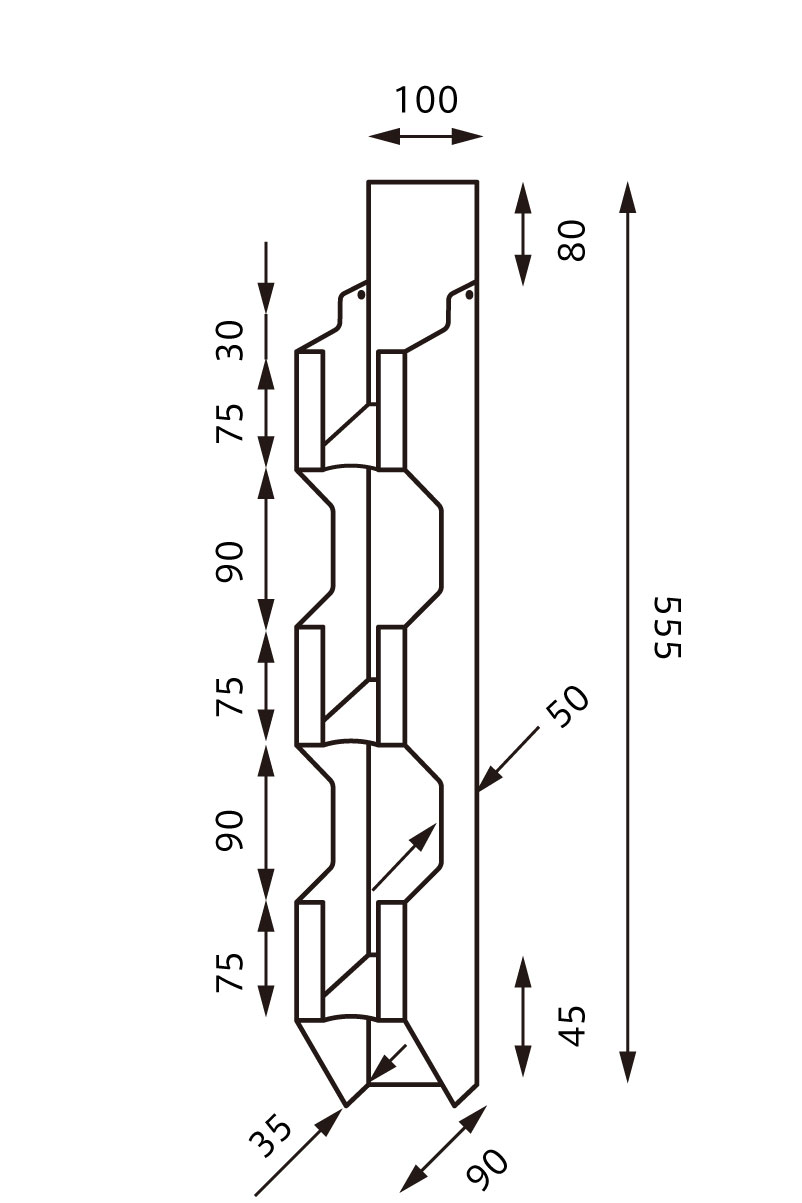 カウンター什器 M